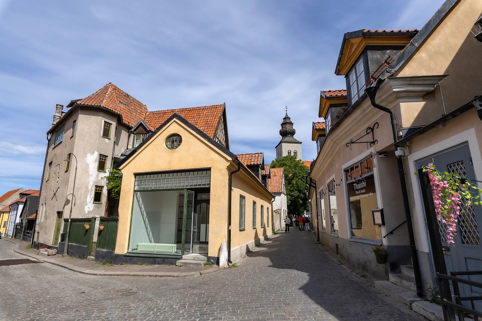 Häggska huset på Södra Kyrkogatan i Visby